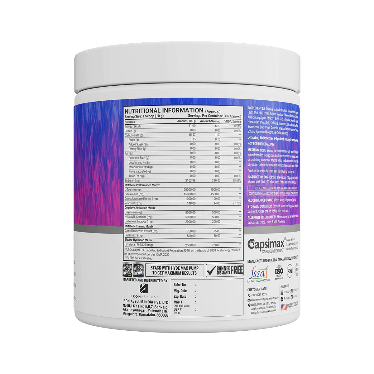 ProSupps Mr Hyde Thermo Pre-Workout + Burner