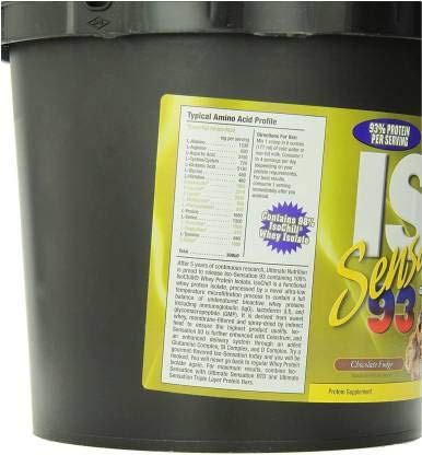 Ultimate Nutrition Iso Sensation Whey Protein (5 pounds, Chocolate Fudge)