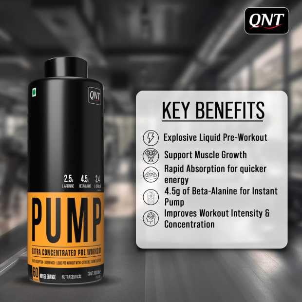 QNT PUMP Explosive Liquid Pre-Workout