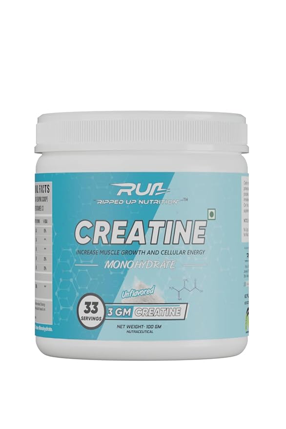 Ripped Up Nutrition Creatine Monohydrate | Rapid Absorption |Fast Recovery |Enhanced Muscle Strength Creatine