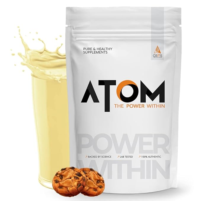 AS-IT-IS ATOM Whey Protein Isolate 1kg | 29g protein, 6.1g BCAA & 12.9g EAA | Ultra Pure-Fast Acting Protein