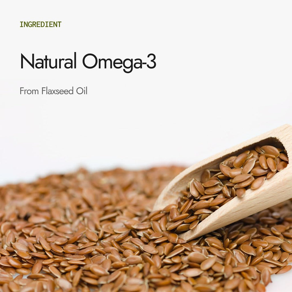 Kapiva Flaxseed Omega 3 Capsules (60N) | Vegetarian Flaxseed Oil Omega | Better Joint & Heart Health (60 Cap (Pack of 1)