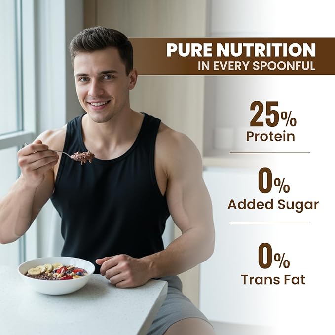 PINTOLA 25g High Protein Oats 1kg, Dark Chocolate,No Refined Sugar, with Almonds Raisin, Pumpkin and Chia Seeds, 8g Fibre, Rolled Oats for weight loss, Breakfast Cereals | Gluten Free