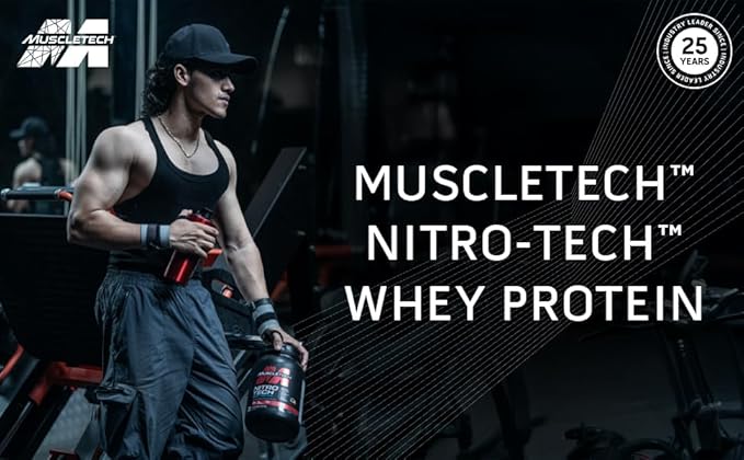 MuscleTech Nitro-Tech Whey Protein, 30g Protein, 3g creatine monohydrate, 6.7g BCAA, ultimate muscle building formula, increase strength & performance