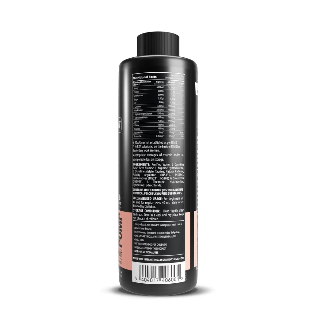 QNT Carni-Pump Ripping Pre-Workout Liquid