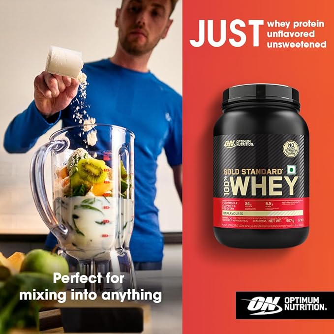 Optimum Nutrition (ON)  Gold Standard 100% Whey Protein Powder  for Muscle Support & Recovery, Vegetarian - Primary Source Whey Protein Isolate