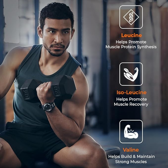 FAST&UP BCAA Essentials Powder | 5g BCAAs per Serve (2:1:1) | 40 Servings – Watermelon | Intra & Post-Workout Muscle Recovery, Endurance & Energy | Sugar-Free · Caffeine-Free · Vegetarian