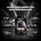 Bigmuscles Nutrition Karnage Black Preworkout | Massive Pump | Laser Focus | Explosive Energy | Gorilla Power | No Itching | with Nitrosigine