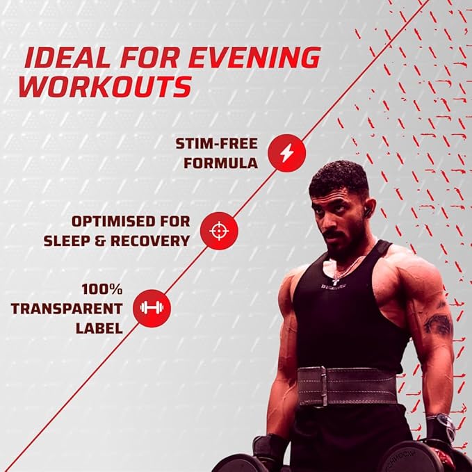 Dynamite Caffeine Free Pre Workout For Men (30 Serving, Green Apple) | Stim Free | No Caffeine | 200mg Alpha GPC | 650mg Citrulline Complex | Ideal For Beginners | Pre Workout