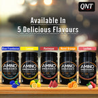 Qnt Amino Endurance | 400g| 5g BCAA + 2500mg Glutamine | Supports Muscle Growth & Recovery | L-Taurine 1000mg | Pre & Post Workout Supplement