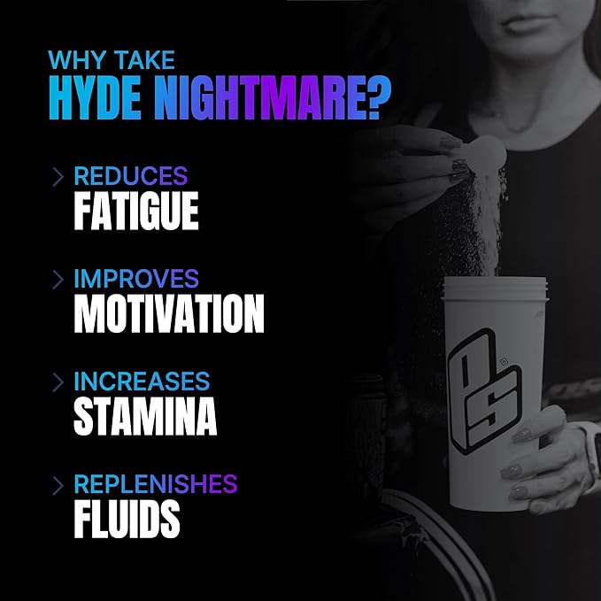 PS PROSUPPS Mr Hyde Nightmare Pre Workout for Men  | Energy & Focus Supplement with Beta Alanine & Caffeine | Best Preworkout Powder | Muscle Endurance Gym Supplements