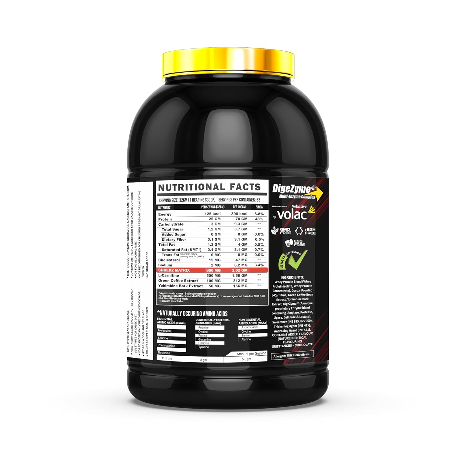 Ripped Up Nutrition Shredz Gold