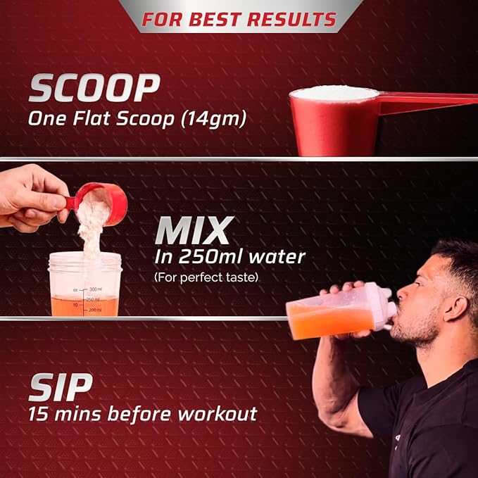 Dynamite Original Pre Workout For Men  Focus & Energy Boost With 6500mg Citrulline Complex | Preworkout Supplements For Men