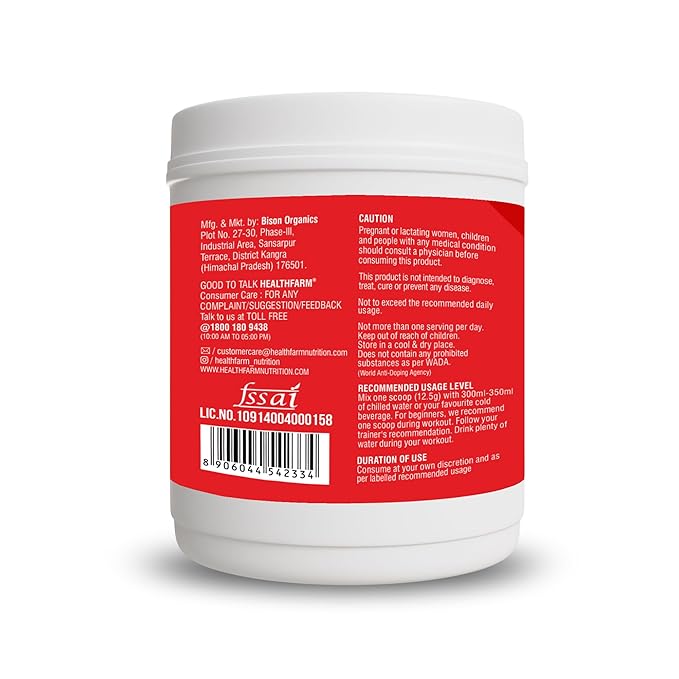 Healthfarm Thpre X Pre Workout Powder| Sports Nutrition Supplement for Men & Women - For Working Out, Hydration, Mental Focus & Energy - 40 Servings