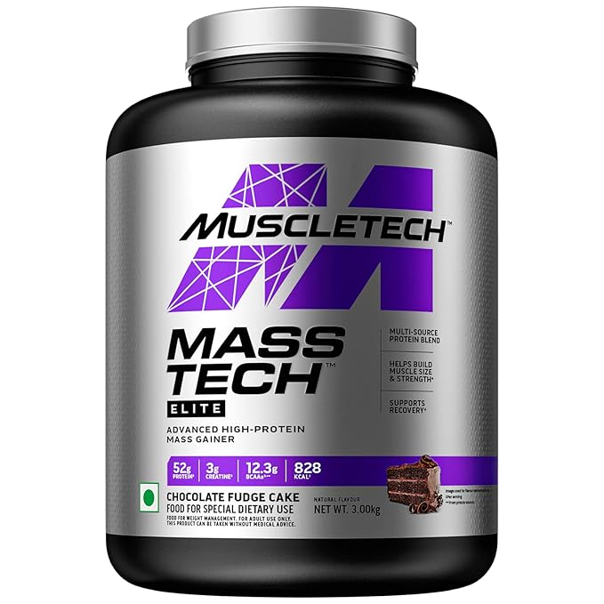 MuscleTech Mass-Tech Elite, Advance High Protein Mass Gainer,3 kg