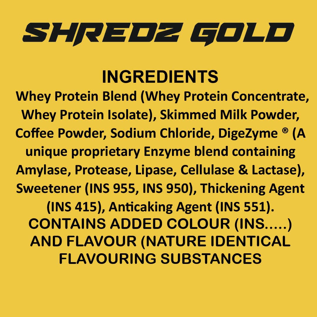 Ripped Up Nutrition Shredz Gold