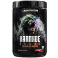 Bigmuscles Nutrition Karnage Black Preworkout | Massive Pump | Laser Focus | Explosive Energy | Gorilla Power | No Itching | with Nitrosigine