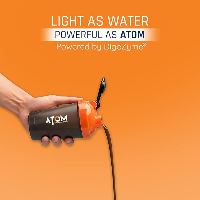 AS-IT-IS ATOM Whey Protein  | 27g protein | Isolate & Concentrate | USA Labdoor Certified | With Digestive Enzymes for better absorption