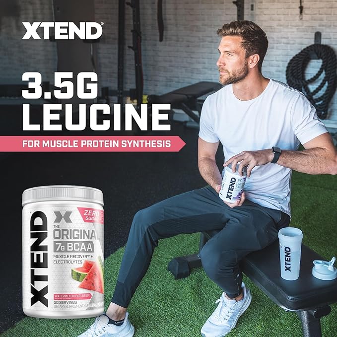 Xtend Scivation Bcaas Powder For Adults (Pre-Workout, 7G Bcaas, 0G Carbs,Sugar & Calories, 3.5 Leucine, 2.5G L-Glutamine, 1G Citrulline Malate)