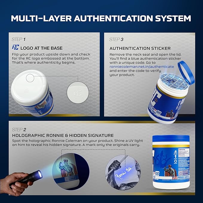 Ronnie Coleman Signature Series Creatine XS, Unflavoured (100 Servings, 300g