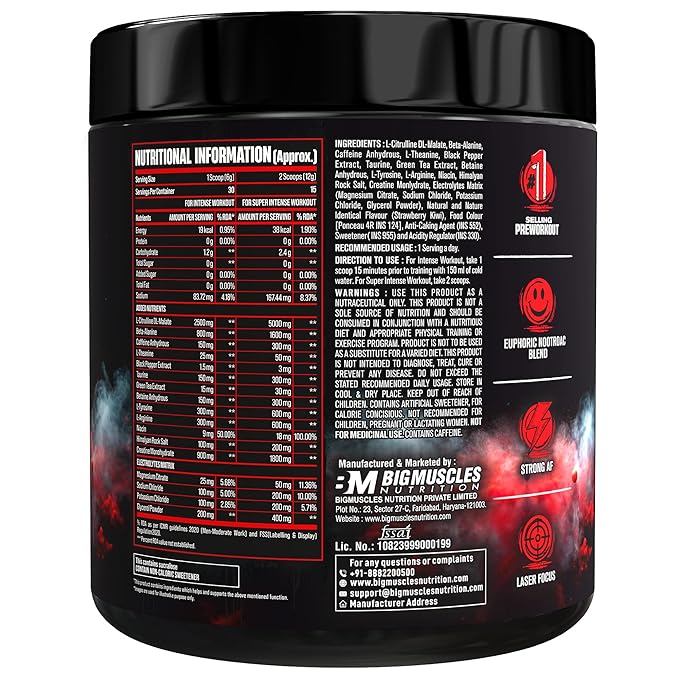 Bigmuscles Nutrition Freak Pre-Workout