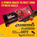 RiteBite Max Protein Ultimate Choco Berry 30g Protein Bars [Pack of 12] Protein Blend, Fiber, Vitamins & Minerals, No Preservatives, 100% Veg, No Added Sugar, For Energy, Fitness & Immunity