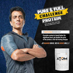 AS-IT-IS ATOM Whey Protein Isolate 1kg | 29g protein, 6.1g BCAA & 12.9g EAA | Ultra Pure-Fast Acting Protein