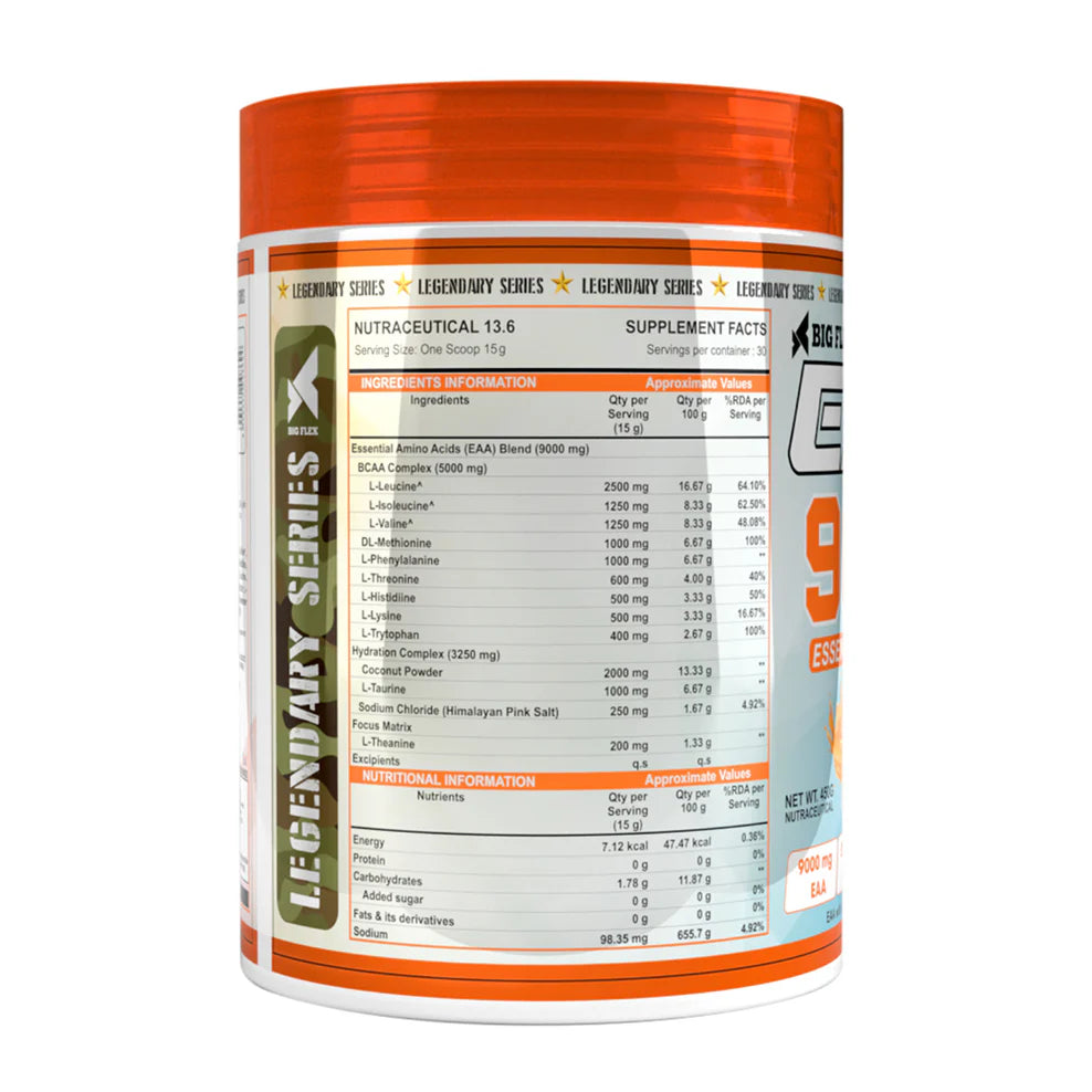 Bigflex EAA 9000 (Essential amino acids) - 450gm - 30 Servings