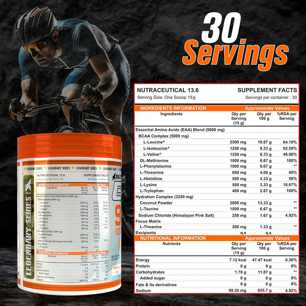 Bigflex EAA 9000 (Essential amino acids) - 450gm - 30 Servings