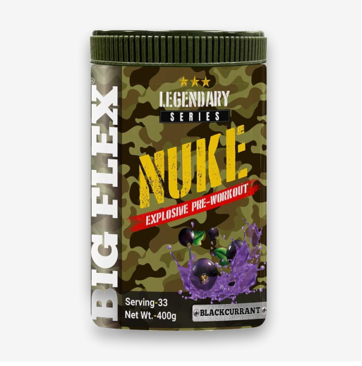 Bigflex Nuke Pre Workout Powder| 33 Servings |Energy Booster|