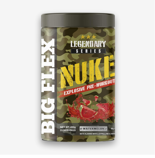 Bigflex Nuke Pre Workout Powder| 33 Servings |Energy Booster|