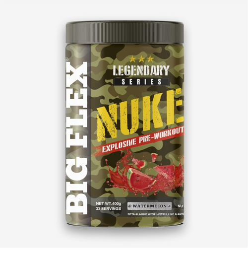 Bigflex Nuke Pre Workout Powder| 33 Servings |Energy Booster|