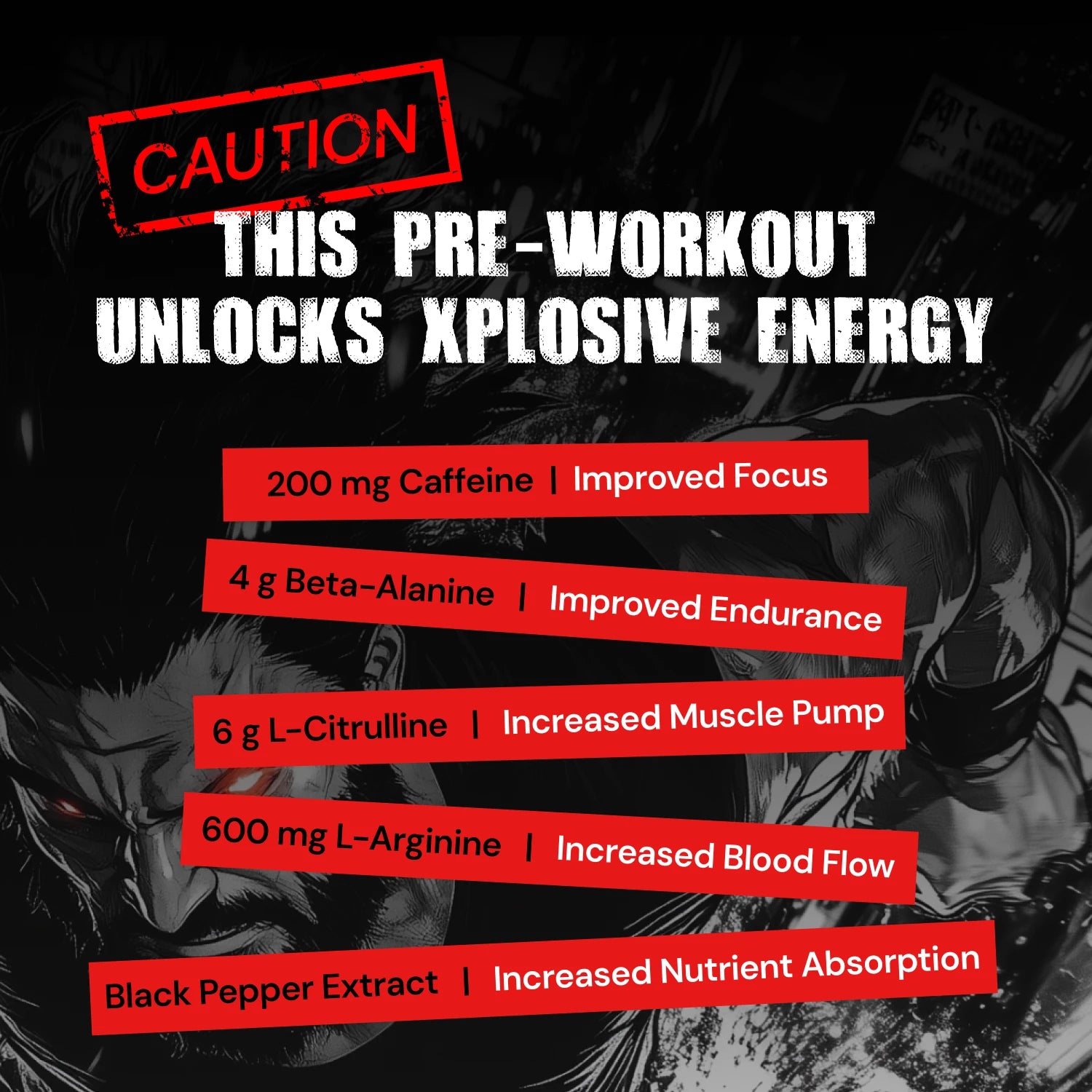 Nutrabay RageX Pre Workout Supplement Powder - 360g, Orange | 200mg Caffeine, 4g Beta Alanine, 6g L-Citrulline, 600mg L-Arginine, & Black Pepper | Muscle Pump & Performance