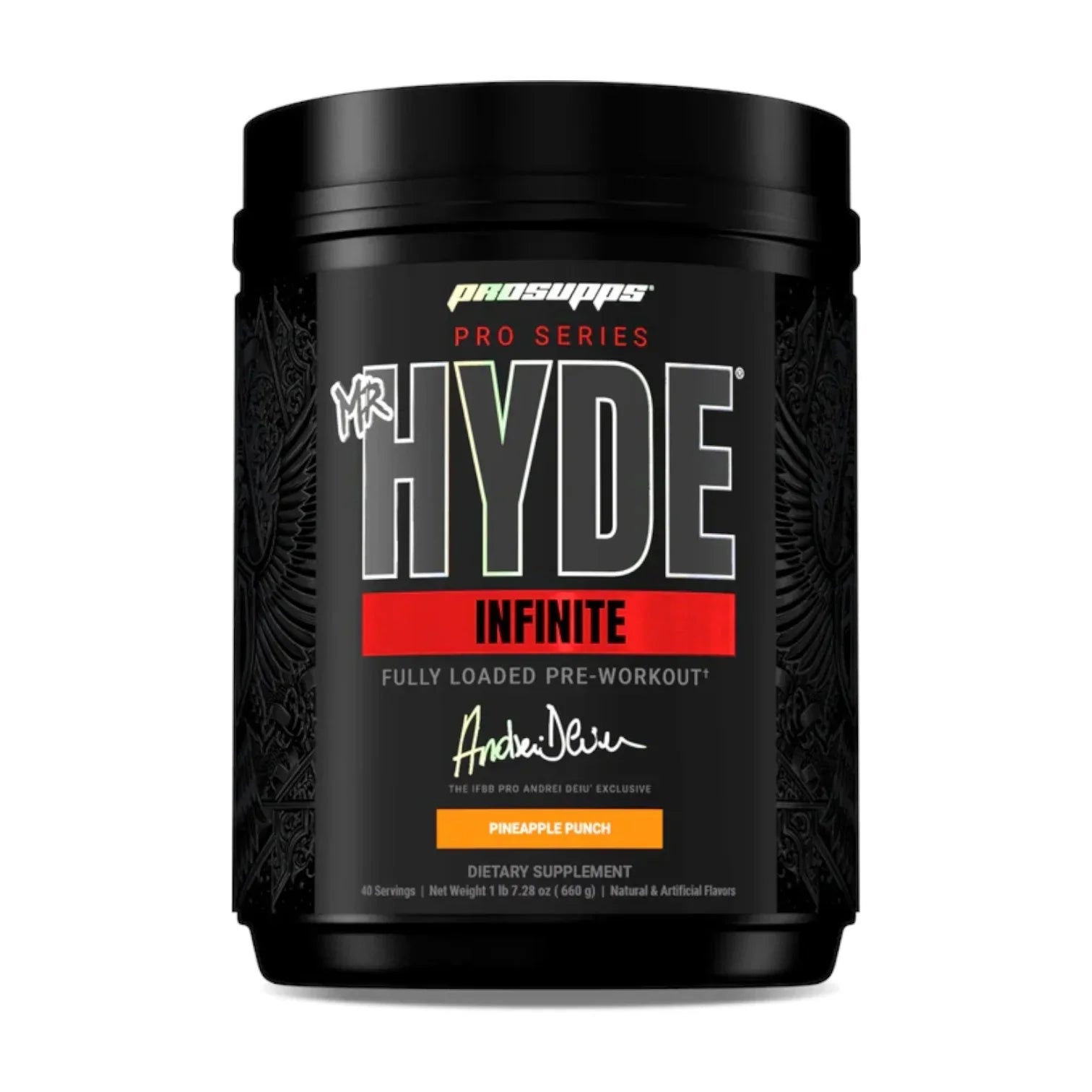 Mr. HYDE Infinite Pre-Workout | Fully Dosed Formula | 50 Servings | High Energy & Focus | Official Imported