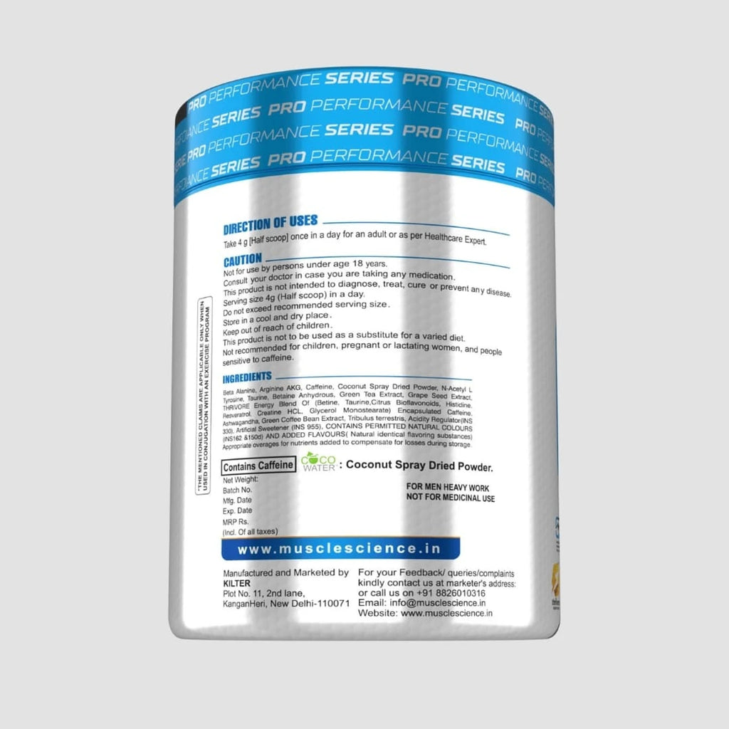 MS MUSCLE SCIENCE IGNITOR NEXT GEN+ PRE WORKOUT