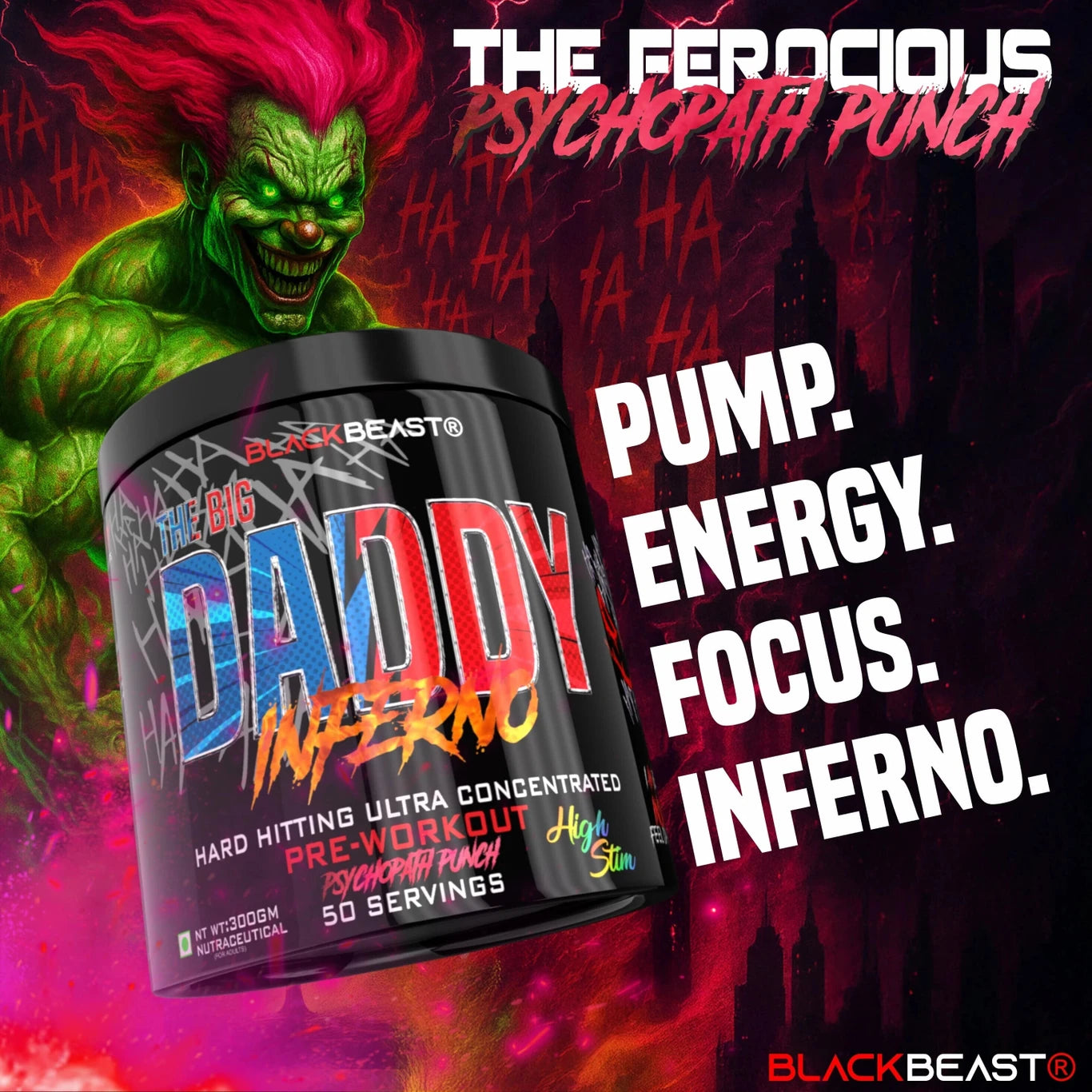 THE BIG DADDY INFERNO PREWORKOUT by BLACK BEAST