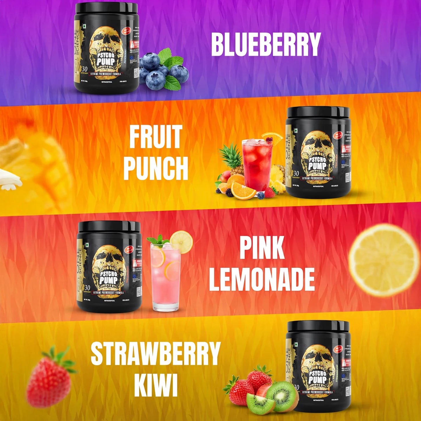 OSN Psycho Pump - Extreme Pre-Workout Formula