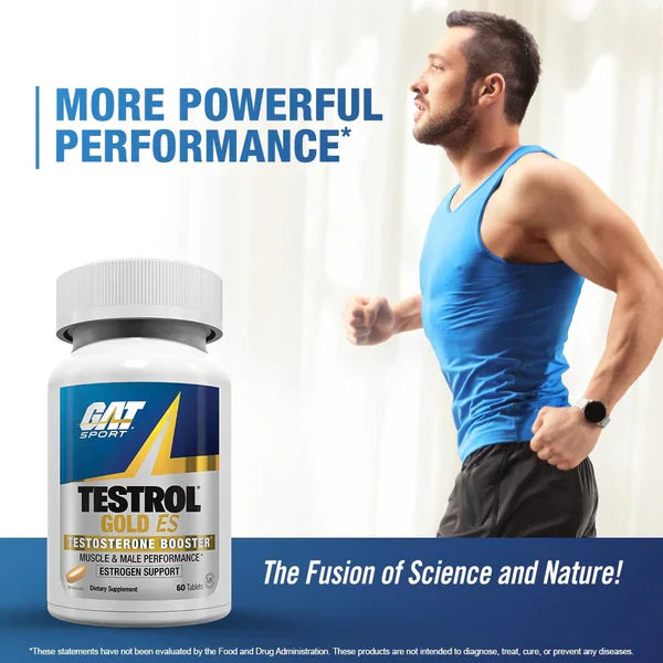 GAT Testrol Gold ES 60 Tablets – Dietary Supplement