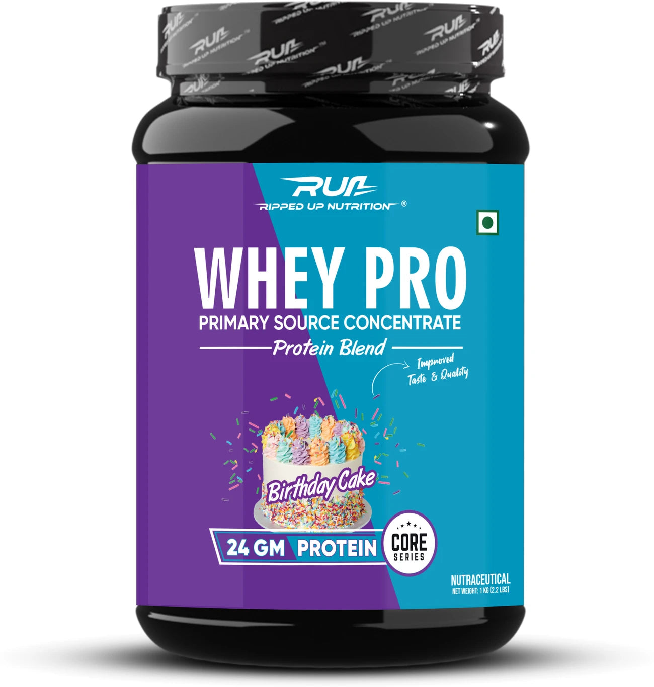 Ripped Up Nutrition Whey Pro(TRUSTIFIED)-24GM Protein-Low Carbs ,Digestive Enzimes Whey Protein