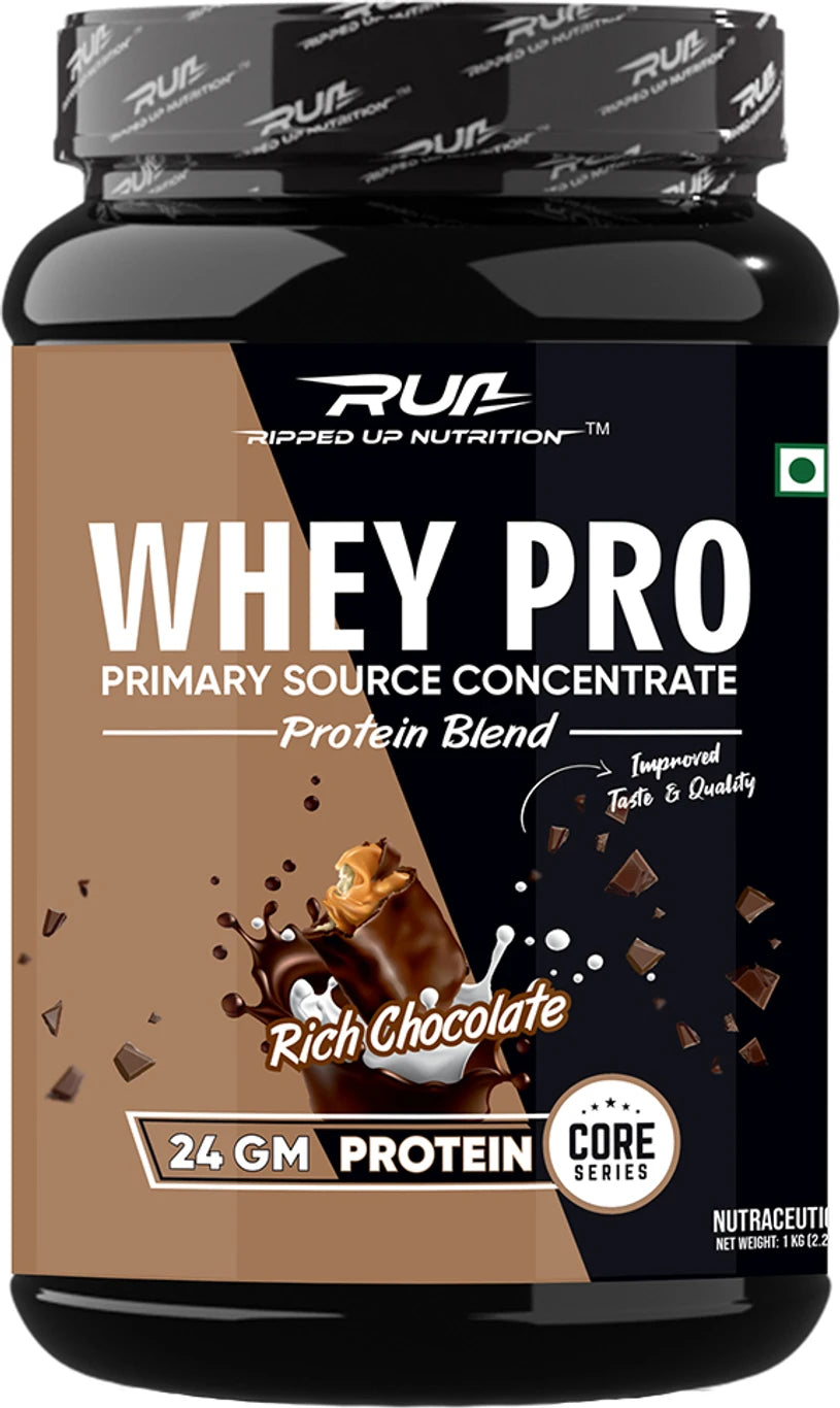 Ripped Up Nutrition Whey Pro(TRUSTIFIED)-24GM Protein-Low Carbs ,Digestive Enzimes Whey Protein