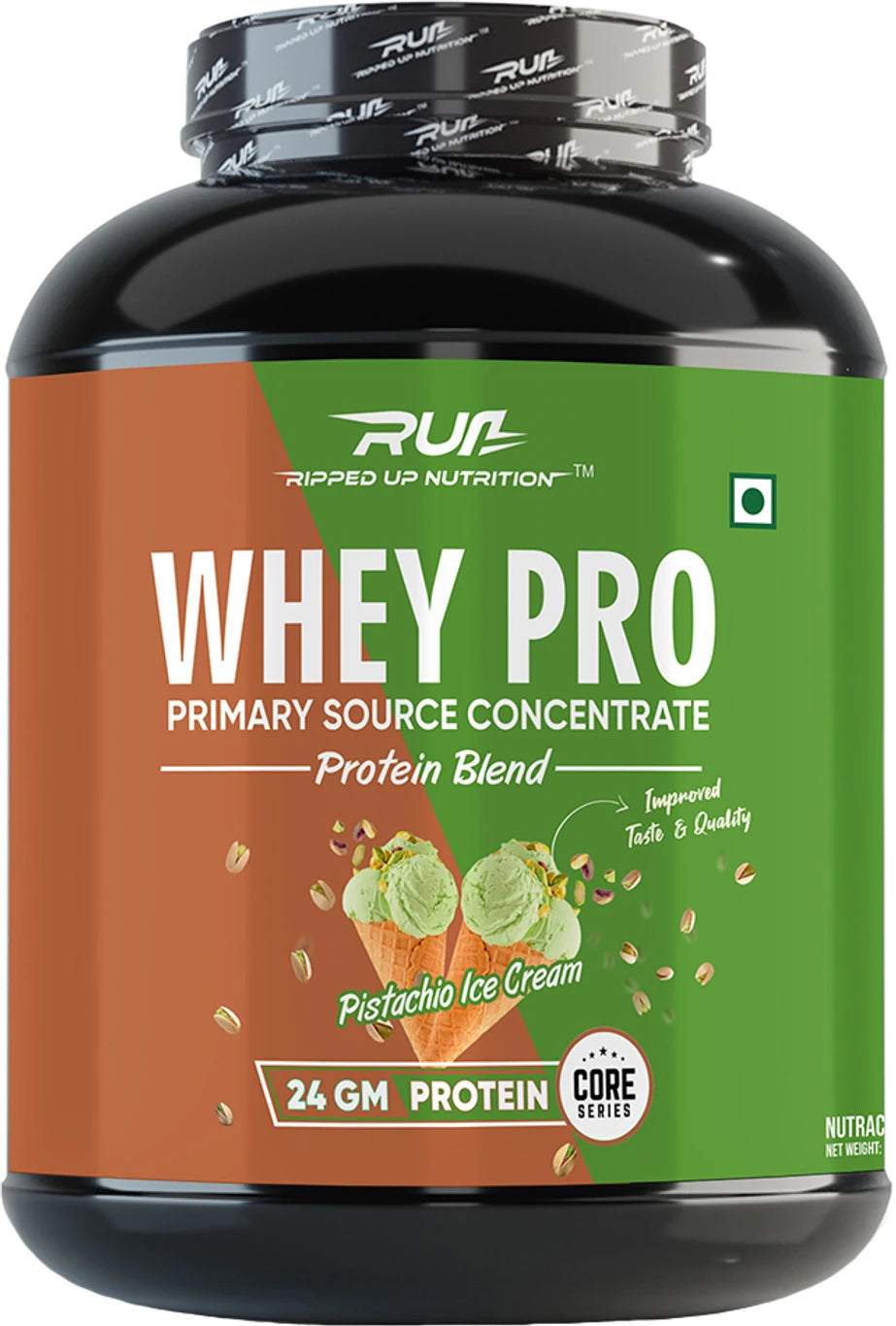 Ripped Up Nutrition Whey Pro(TRUSTIFIED)-24GM Protein-Low Carbs ,Digestive Enzimes Whey Protein